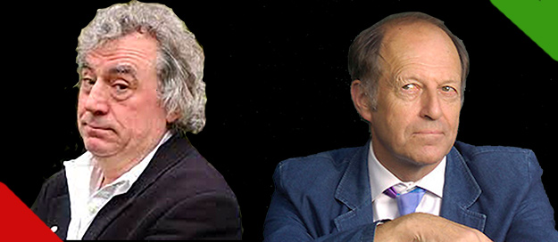 Miles Kington and Terry Jones